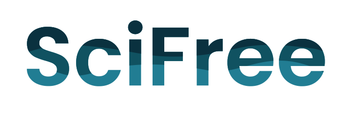 The SciFree logotype.