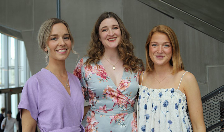 Annie Hjertberg, Jessica Westling och Matilda Andreasson.