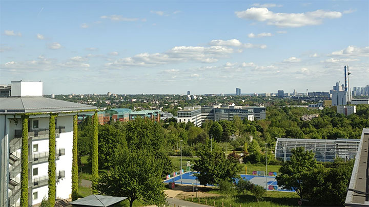 Utsikt från universitetet