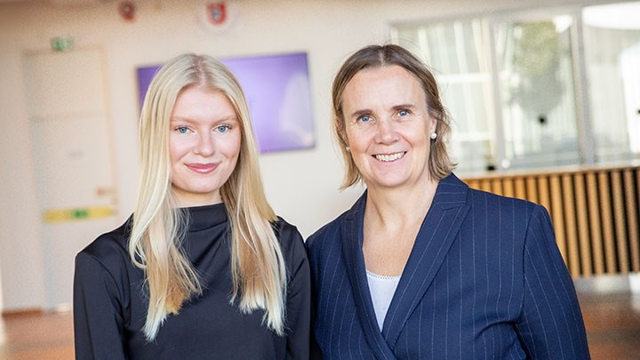Emma Sjöberg, juriststudent, rekryterades genom Studentuppdrag till Rättskansliet av Katarina Bååth, avdelningschef.
