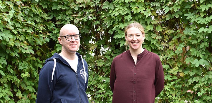 Photo of Claes Karlsson and Anna Westerlund.