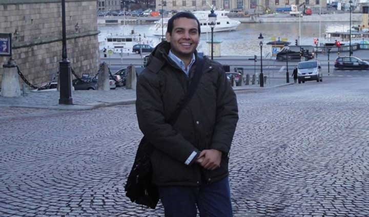 Ali Bhatti, who has chosen to stay in Örebro after his studies.