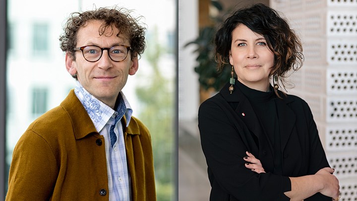 Portraits of Åke Ingerman and Anna-Karin Andershed.