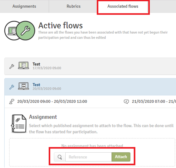 Associated Flows