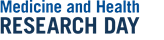 Logo with the text Medicine and Health Research Day.