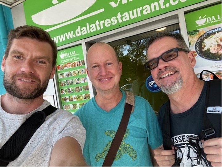 Johannes Larsson, Tom Denson och Eddie Harmon-Jones