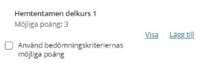 Sk&auml;rmbild l&auml;gg till kriterie