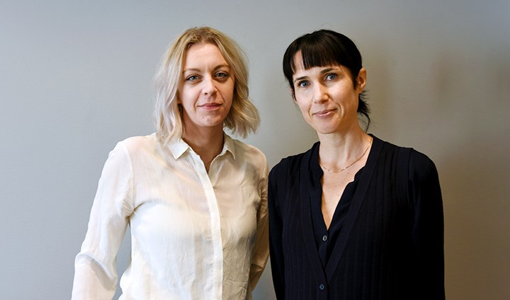 Rebecca Lennartsson och Ida Flink.