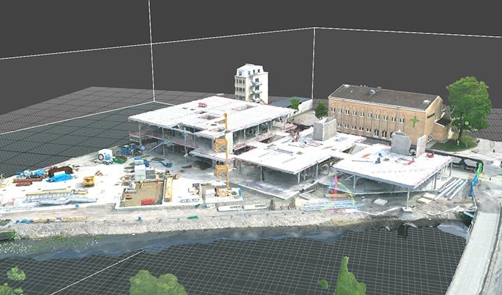 Här växer det nya Kulturkvarteret fram i en digital 3D-modell.