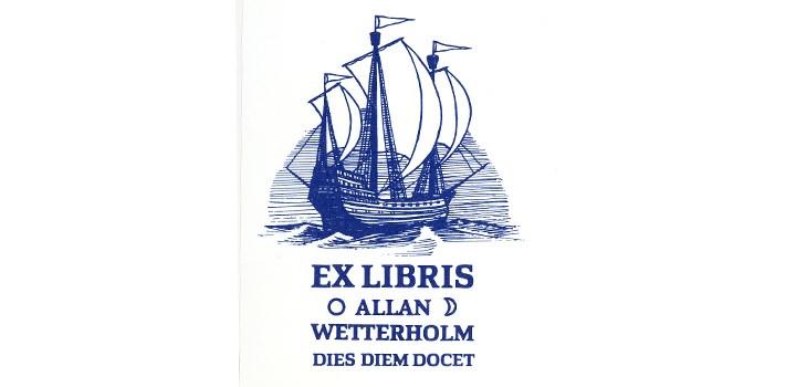 Bild från Allan Wetterholms exlibris