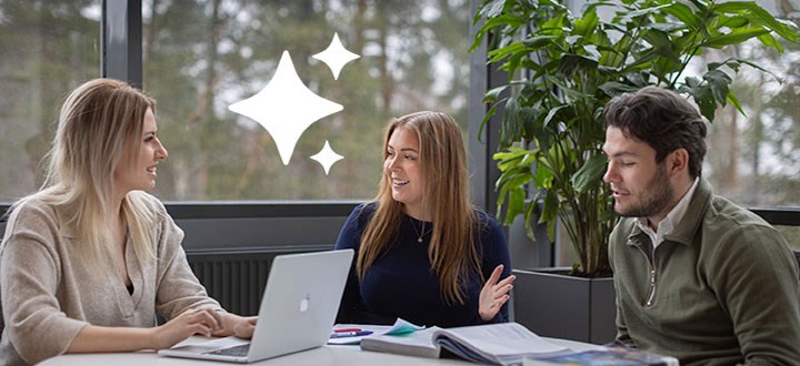 Studenter som pluggar