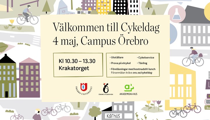 Dekorativ bild cykeldag.