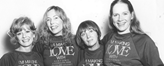 Antonia Fraser, Joni Mitchell, Mai Zetterling och Liv Ullmann. Promotionsbild från omnibusfilmen Love (Canada, 1982). Svenska Filminstitutets arkiv.