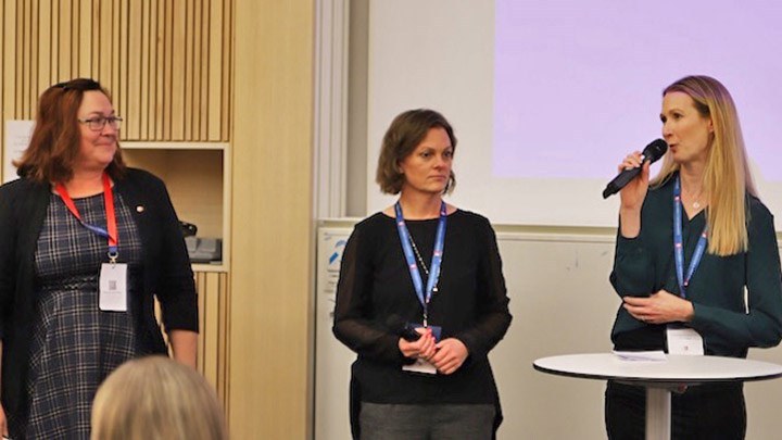 Jenny Windahl, Anna-Karin Larsson och Elin Vimefall