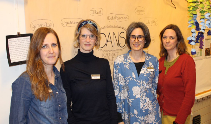 Bild på Jasmina Hatic, Marina Wiman, Petra Tordsson och Sara Frödén