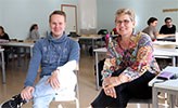 Erik Ardeman och Julie Norlin är studenter på Hälso- och sjukvårdskuratorsprogrammet.