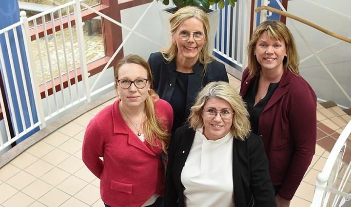 Karuna Dahlberg, Ulrica Nilsson, Maria Jaensson, Maria Hälleberg Nyman.