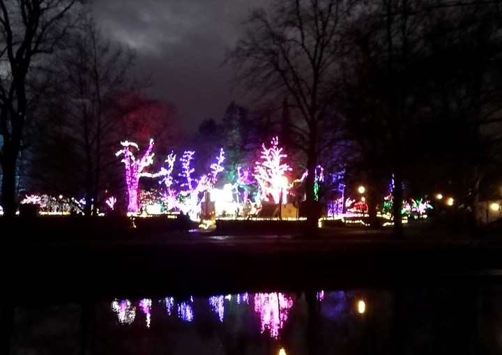 Ljusfest i Örebro stadspark