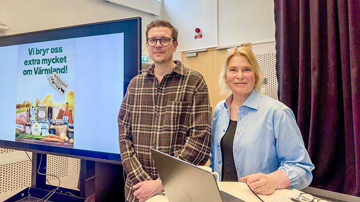 Forskarna Peter Samuelsson och Helén Williams