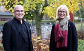 Thomas Denk och Katarina Hjortgren på Örebro universitet.