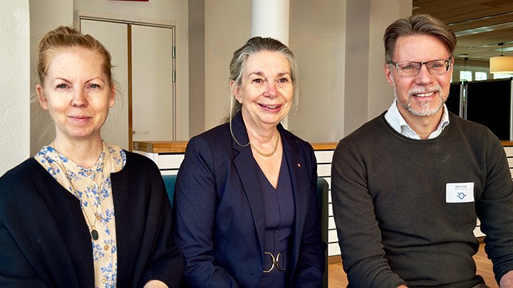 Karin Lundberg, Eva Särndahl och Robert Kruse.