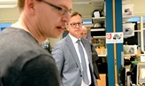 Mikael Damberg visiting Örebro University