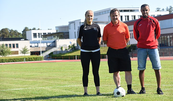 Felicia Nässelblad, Patrick Walker och Momin Ahmed. 