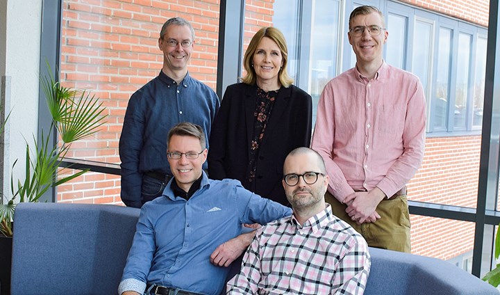 Dirk Repsilber, Katarina Persson, Daniel Eklund, Robert Kruse and Alexander Persson and Eva Särndahl.