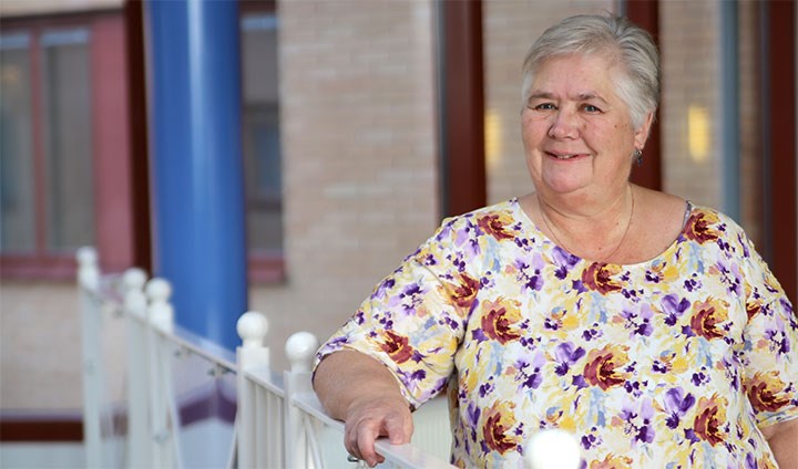 Anita Döragrip i  Prismahuset på Örebro universitet.