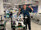 Researcher and Robot