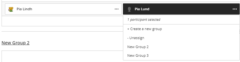 remove individual group members