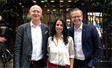 Johan Schnürer, Amy Loutfi och Mikael Damberg