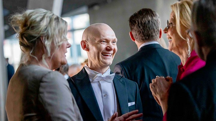 Lena Rådström Baastad, Niklas Wyman och finansminister Elisabeth Svantesson.