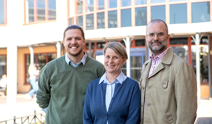 Linus Roos, Maria Jansson och Alexander Persson