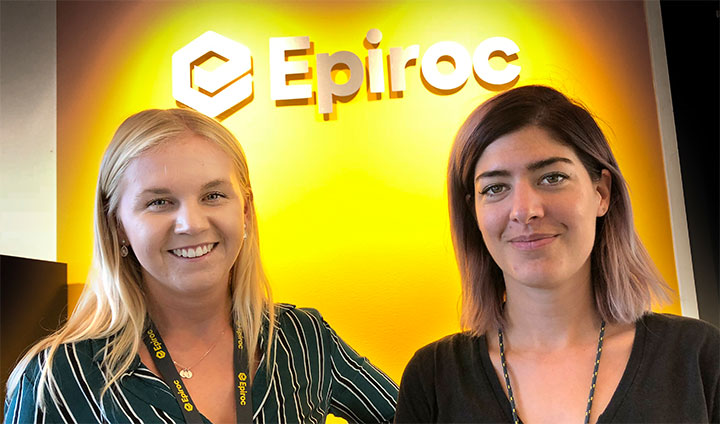 Bild på Sara Borg och Nadine Krips.