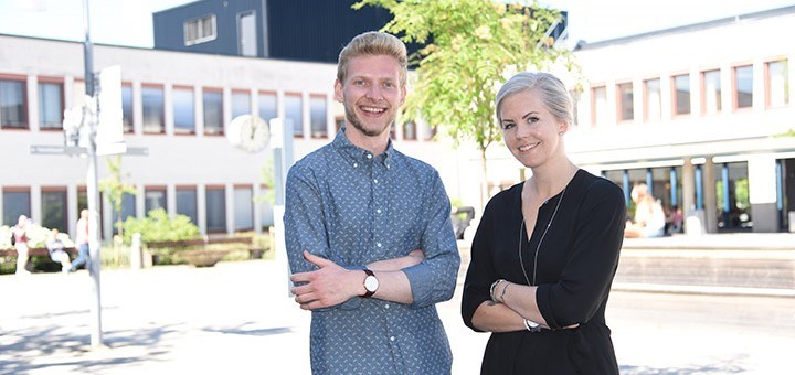 Anders Wahlström tillsammans med Emma Alenbrand