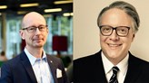 Kollage av två bilder; en klubba och en person.