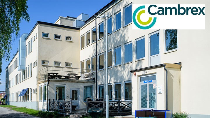 En bild av Cambrex laboratorium i Karlskoga.
