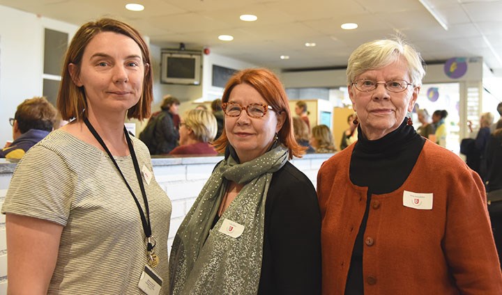 Sofia Strid, Liisa Husu och Anna Jónasdóttir