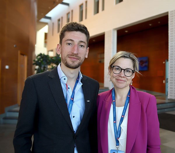 Matteo Gentile and Karin Blad