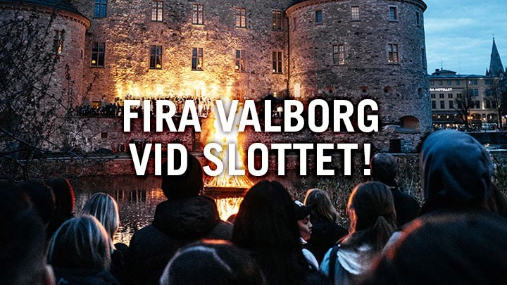 Valborgsfirande vid Örebro slott