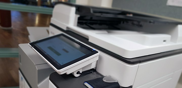 Photo of a printer.