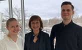 Linnea Hane, Marie Gelang och Gustav Westberg 