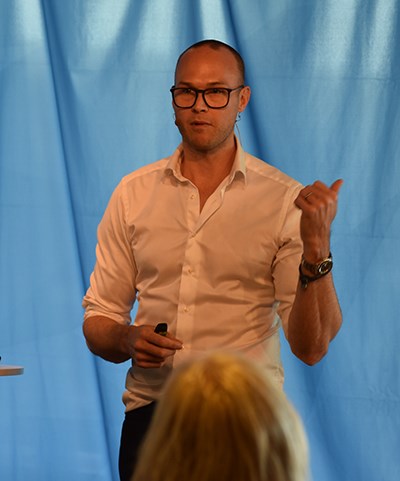 Johan Swahn, som doktorerat vid Örebro universitet, berättade om nya trender på matfronten.