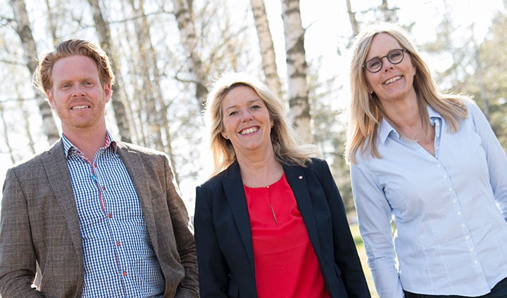 Henrik Andershed, Anna Ragén och Ulrica Nilsson