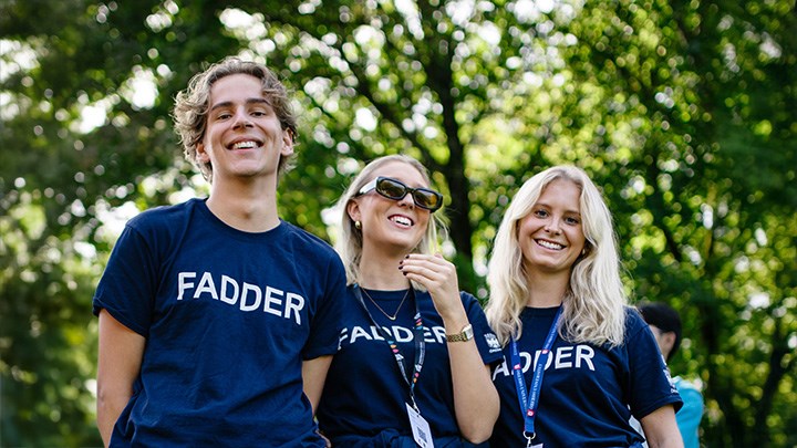 Tre faddrar.