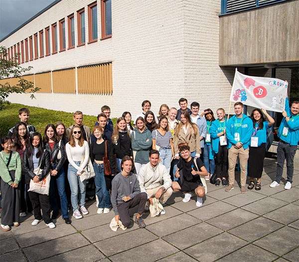 Students on Campus.