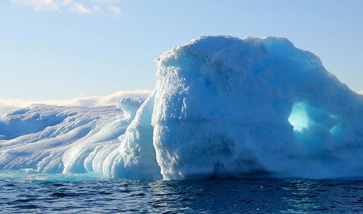 Isberg i havet