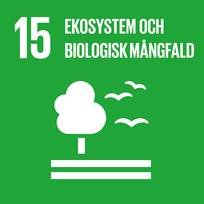 Ikon hållbarhetsmål 15 Ekosystem och biologisk mångfald