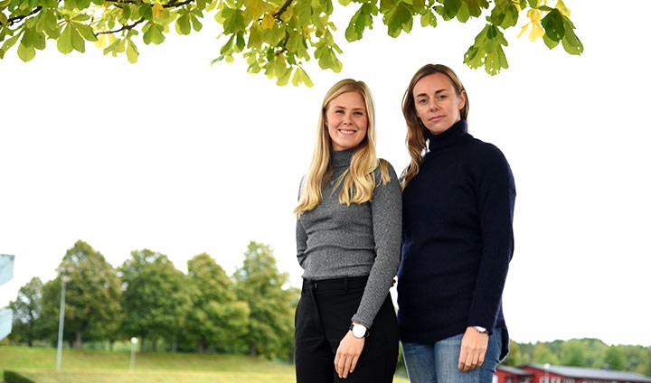 Psykologstudenterna Anna Lundström och Linda Espling deltog på en stor kongress.